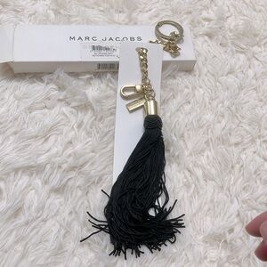 Marc Jacobs Black Tassel Keychain – NWT